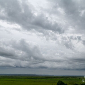 サロベツ原野上空の雲