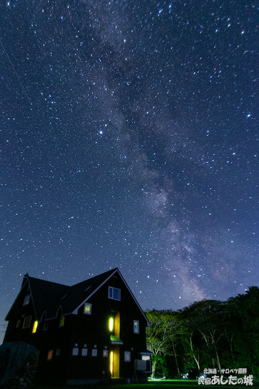 20ミリのレンズで天の川