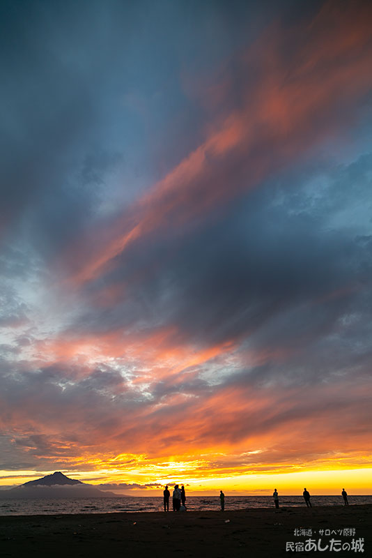 7月9日の利尻と夕焼け02