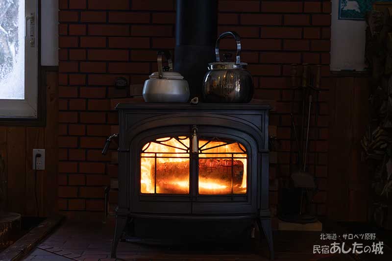 薪ストーブの炎01
