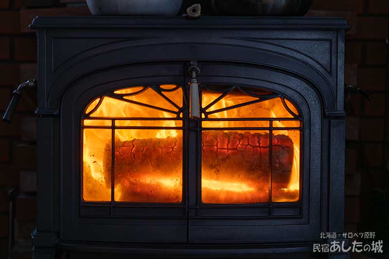 薪ストーブの炎02