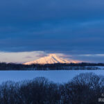 雲の隙間から初利尻02