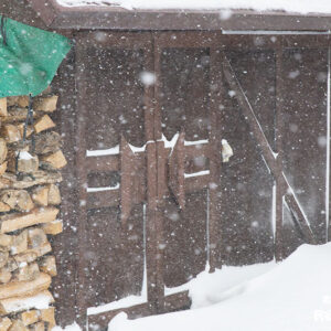 １月8日自転車小屋