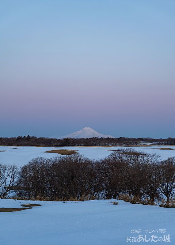 ３月１８日　ビーナスベルトと利尻