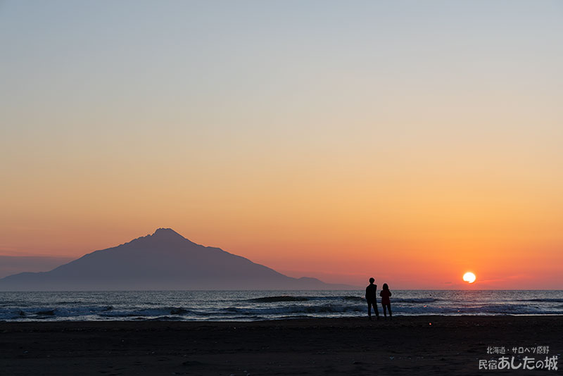 7月4日の夕日