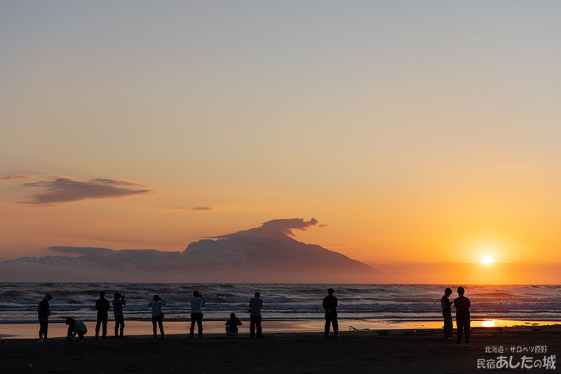 7月16日の夕日