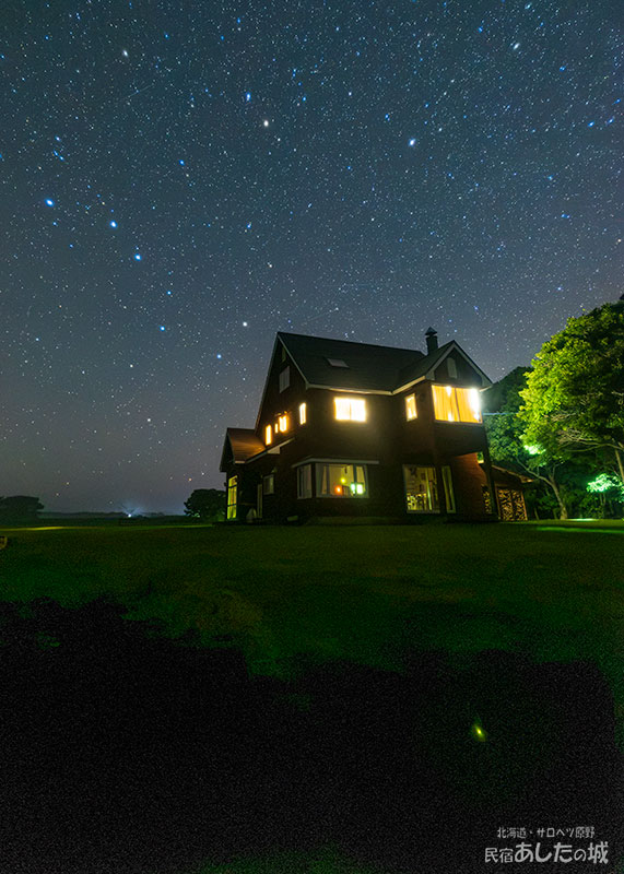 あしたの城と星空とホタル02