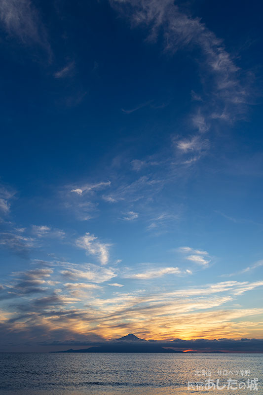 7月25日の夕日