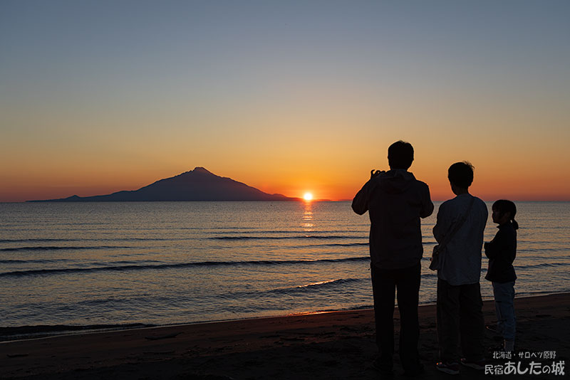 7月26日の夕日