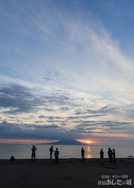 7月28日の夕日