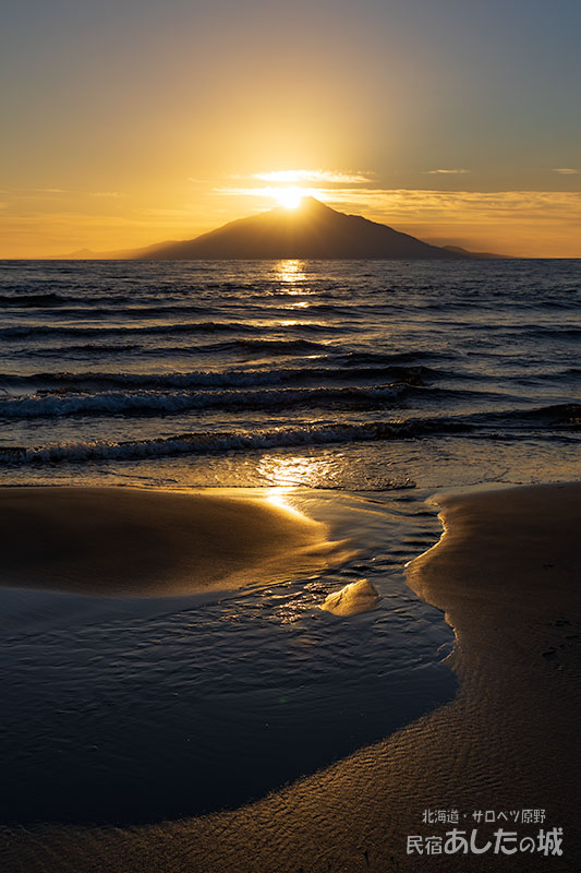 8月1４日の夕日