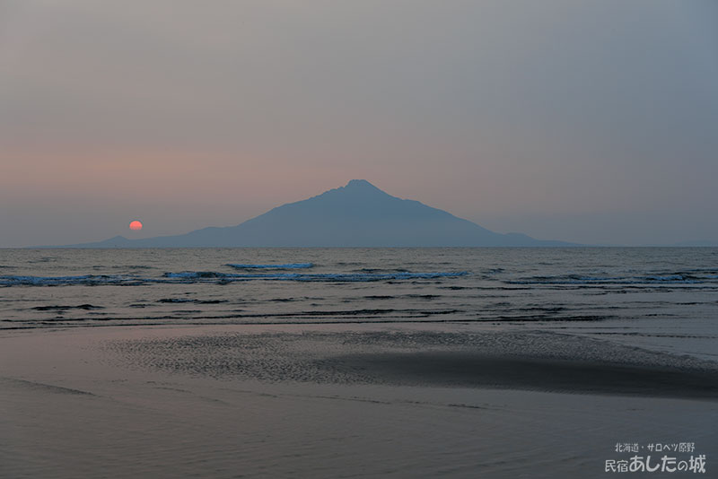 ９月５日の夕日