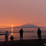 ９月６日の夕日